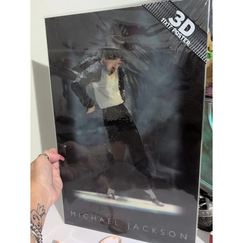 Michael‎ Jackson Official 3D Lenticular Billie Jean Dancing Holographic